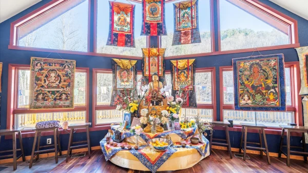 Sacred altar room